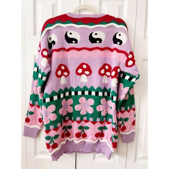 Daisy Street Dolls Kills Knitted Oversized Sweater Size S - Picture 2 of 4